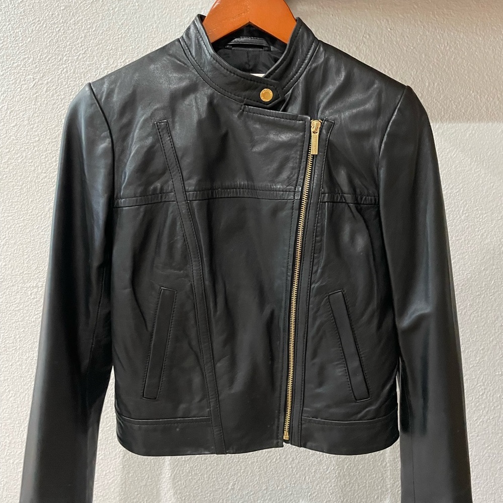 MICHAEL Michael Kors Black Jacket with Gold Details